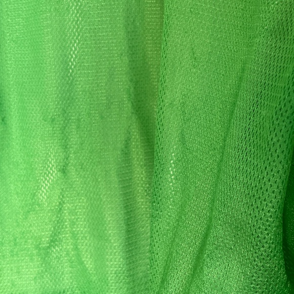 Columbia Plaid  Waterproof Rain Hoodie Jacket Med Light Green White Size L - Picture 16 of 16